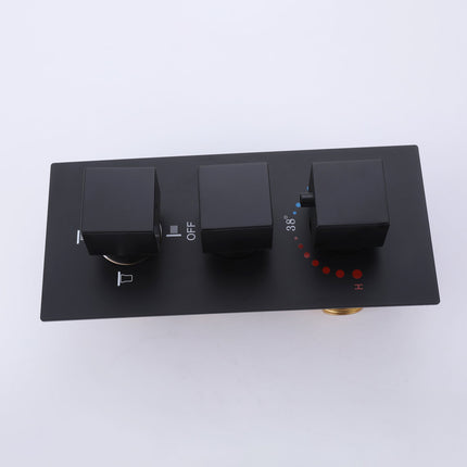 Hidden Luxury Shower System with Built-in Valve, Rainfall Show