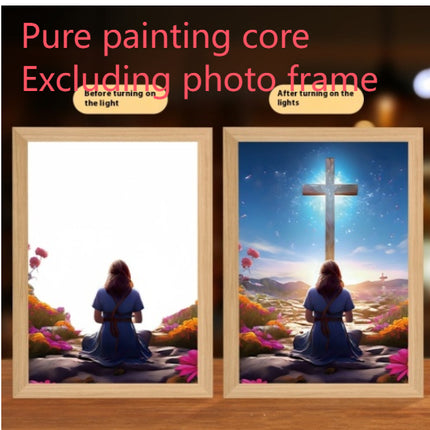 Peekaboo Studio Jesus LED Night Light & Photo Frame - Unique Home Deco