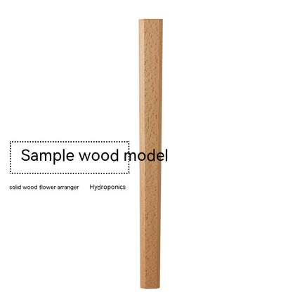 Japanese Style Wall Hanging Wooden Vase Hydroponic Flower Arrangements