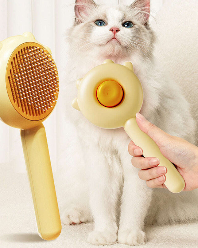 Cat Comb Massage Pet Grooming Brush - Perfect for Hair Removal and Grooming for Cats and Dogs