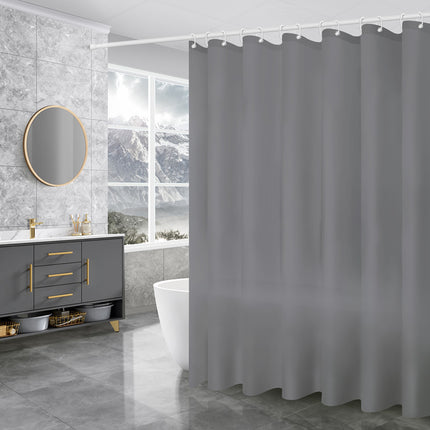 Waterproof PEVA Shower Curtain – Geometric Print, 11 Designs, 9 Sizes