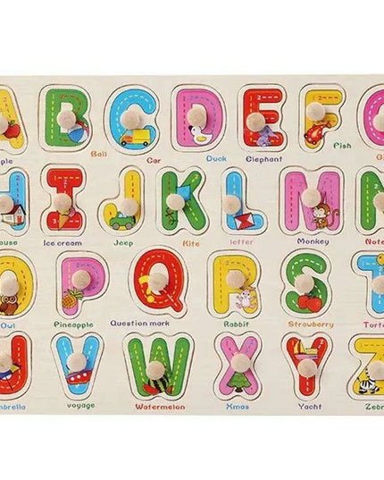 Interactive Montessori Wooden Puzzle Set - Fun Learning Toy for Early Childhood Development