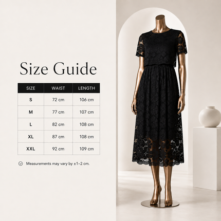 Moe Lace Evening Dress — Sleeveless Floral Mini with Flowy Skirt Dresses evening-dress-19 Clothing > Dresses > Evening Dresses