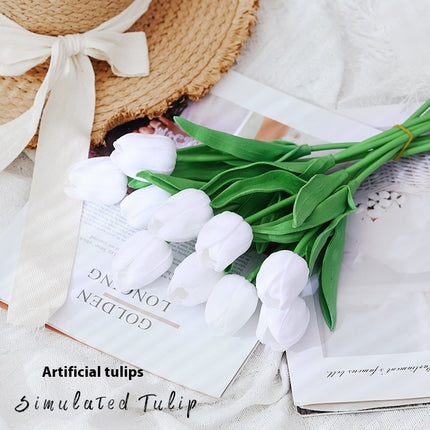 Peekaboo Studio Tulip Artificial Flower Arrangement - Realistic & Vibr