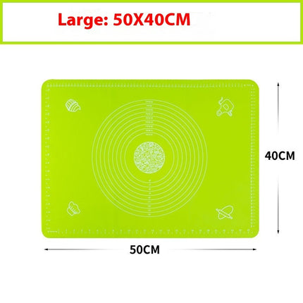 Kitchen Thickened Non Slip Dough Kneading Board Baking Pad