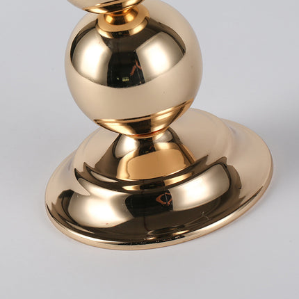 Candle Holder Iron Art Electroplating Spray Paint Black And Gold Ornaments