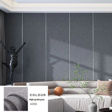 Peekaboo Studio Thickened Linen Texture Self-Adhesive Wallpaper