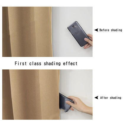 Peekaboo Studio Full Blackout Curtain with Black Lining - 1pc