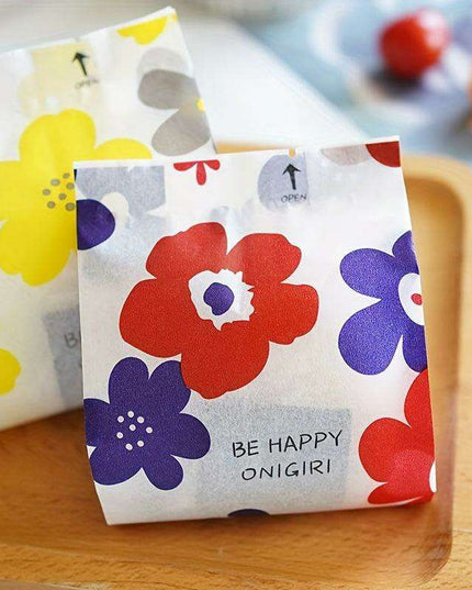 50-Pack Eco-Conscious Paper Bags for Takeaway Rolls and Sandwiches, Oil-Resistant, Microwave Safe