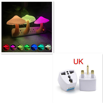Peekaboo Studio LED Mushroom Night Light with Light-Control Sensor