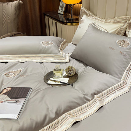 Peekaboo Studio Cotton Satin Quilt Cover - Soft & Breathable Bedding