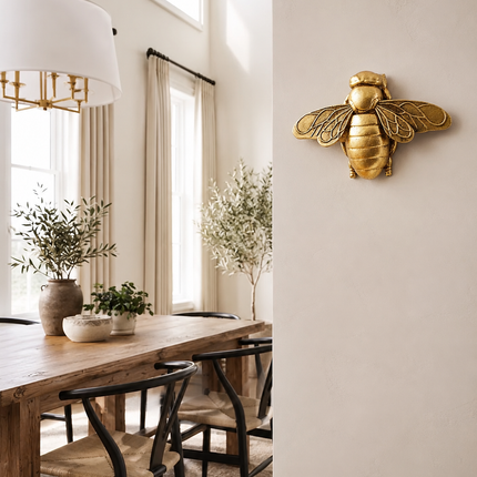 Xin Yi 3D Resin Simulated Animal Statues - Golden Bird & Butterfly Dec Figurines resin-handicrafts-simulated-animal-statues-golden-bird-background-wall-decoration-three-dimensional-pendant-butterfly-bat
