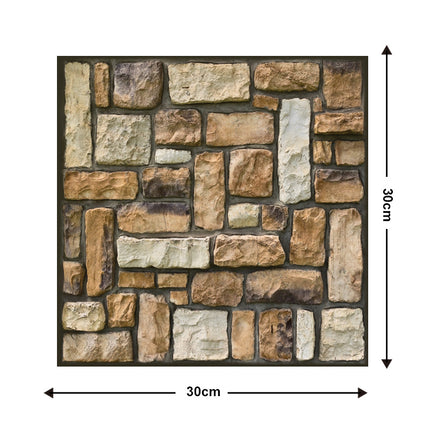 Self Adhesive Masonry Rock Texture 3D Wallpaper Living Room