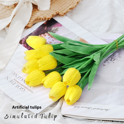 Peekaboo Studio Tulip Artificial Flower Arrangement - Realistic & Vibr