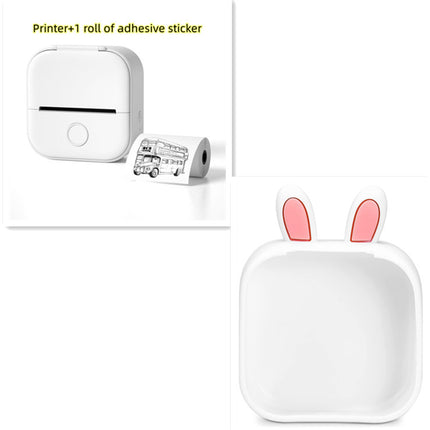 Portable Mini Thermal Label Printer Home Photo Printer Student Wrong Q