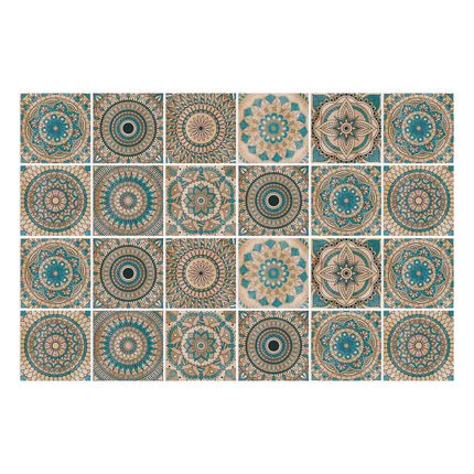 Peekaboo Studio 3D Self-Adhesive Art Tile Wall Sticker - Waterproof &