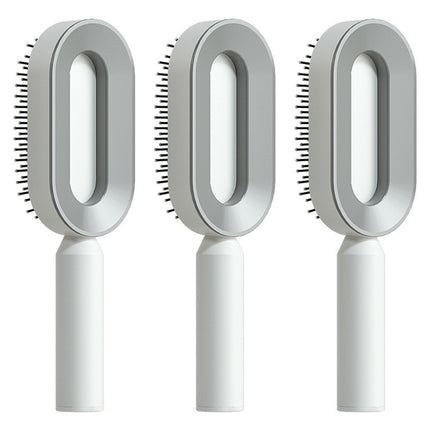 Self Cleaning Hair Brush For Women One-key Cleaning Hair Loss Airbag M