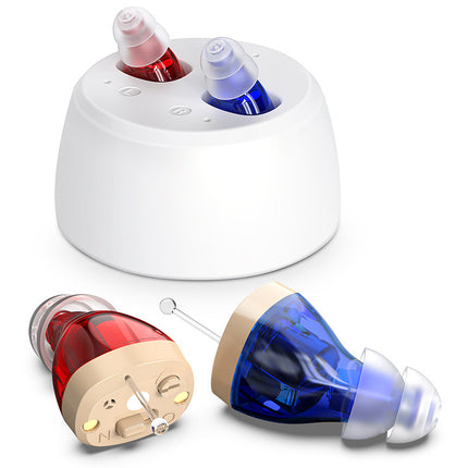 Rechargeable In-Ear Sound Amplifier — 12-Hour Battery, USB-C Charging | Très Elite