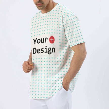 Customized Your Own Birdseye Cloth Crew Neck T-shirt