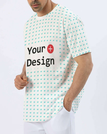 Customized Your Own Birdseye Cloth Crew Neck T-shirt