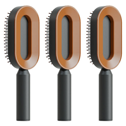 Self Cleaning Hair Brush For Women One-key Cleaning Hair Loss Airbag M