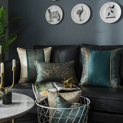 Peekaboo Studio Light Luxury European Sofa Pillow with Elegant Design