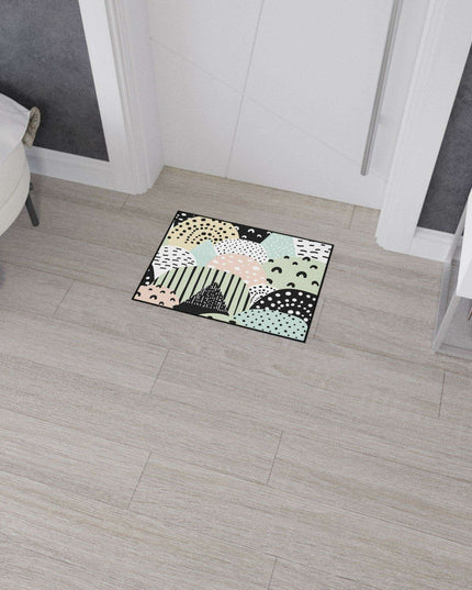 Chic Customizable Heavy Duty Polyester Floor Mat for Home Safety