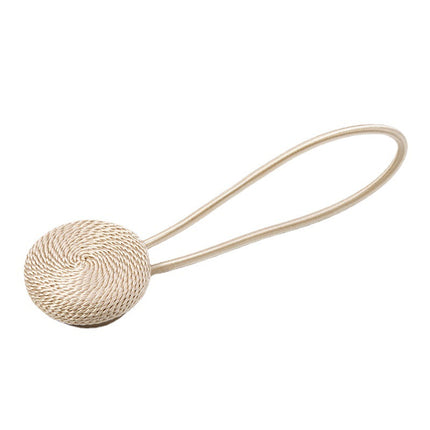 Magnetic Curtain Tiebacks with Snap Closure – 6 Colours