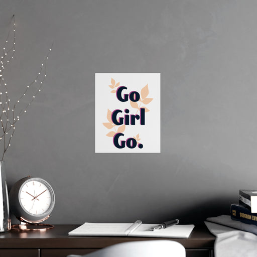 Chic Motivational Matte Posters - Stylish Art for Empowered Spaces