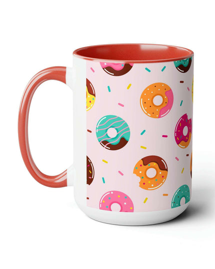 Sophisticated Two-Tone Ceramic Mug Collection - 15oz by Maison d'Elite