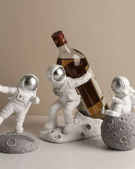 Whimsical Nordic Astronaut Resin Figurine - Unique Space-Themed Home Accent & Gift Idea