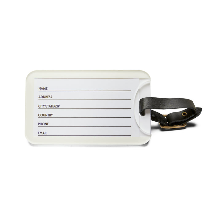 Chic Jetsetter's Must-Have: Personalized Leather Luggage Tag for Stylish Travels