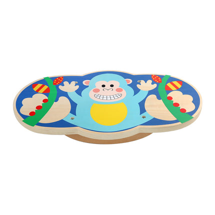 Wooden Balance Board For Children Educational Indoor Toy 42x24x3.5 Cm