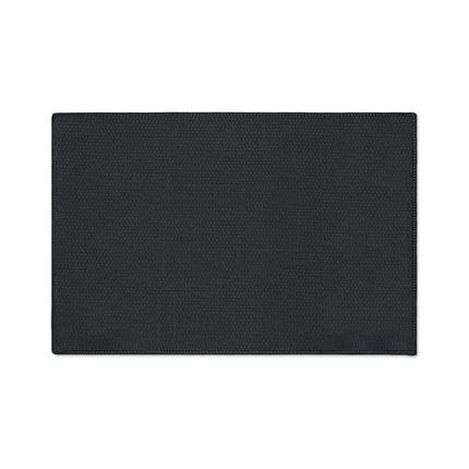 Opulent Chamomile Area Rug with Stylish Black Trim