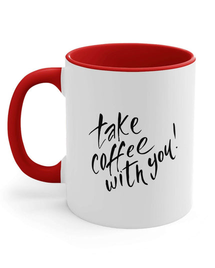 Sophisticated Two-Tone 11oz Custom Accent Coffee Mug for Elegant Mornings