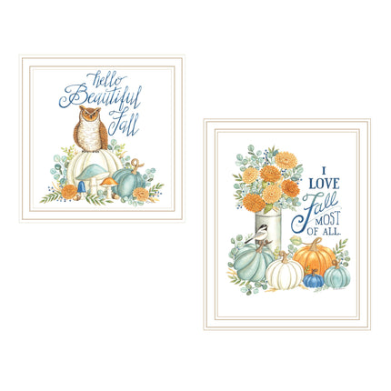 Deb Strain 2-Piece Fall Wall Art Set - Framed, Multicolor Decor