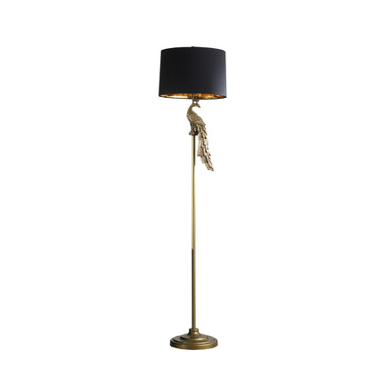 Room & Decor 64.5" Golden Peacock Floor Lamp - Elegant Design & Durabl
