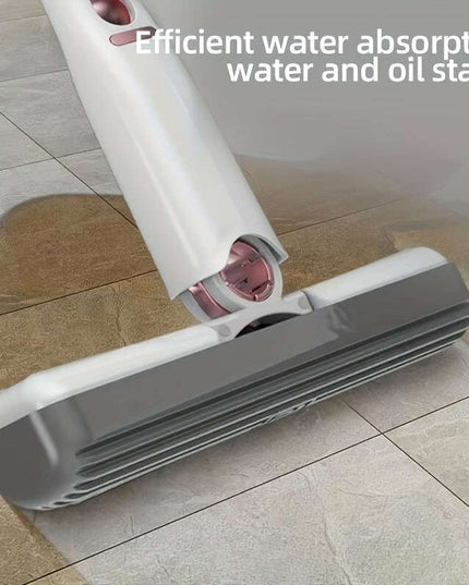 New Portable Self-NSqueeze Mini Mop, Lazy Hand Wash-Free Strong Absorbent Mop Multifunction Portable Squeeze Cleaning Mop Desk Window Glass Cleaner Kitchen Car Sponge Cleaning Mop Home Cleaning Tools