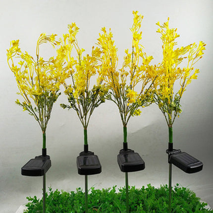 LED Solar Garden Lanterns — Pastoral Flower Design