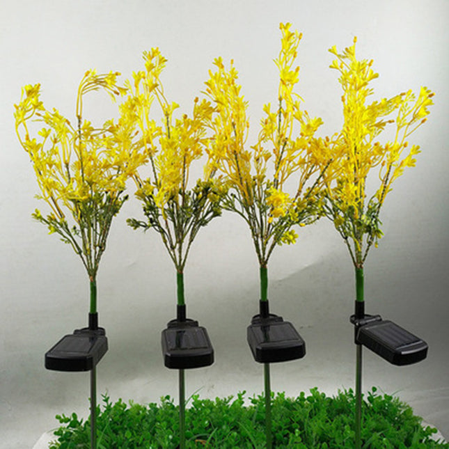 LED Solar Garden Lanterns — Pastoral Flower Design