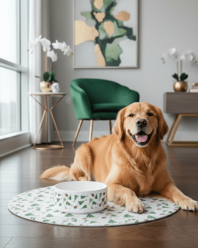 Elegant Artisan Ceramic Pet Bowl - Elevate Your Pet's Dining Experience with Style
