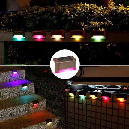 Solar Step Light Outdoor Garden Stair LED Guide Light Waterproof