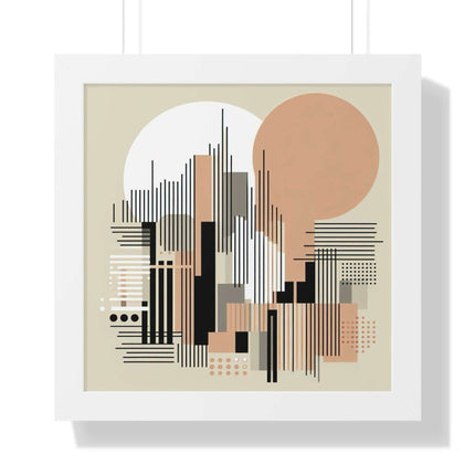 Sustainable Elegance: Framed Vertical Art Prints by Maison d'Elite