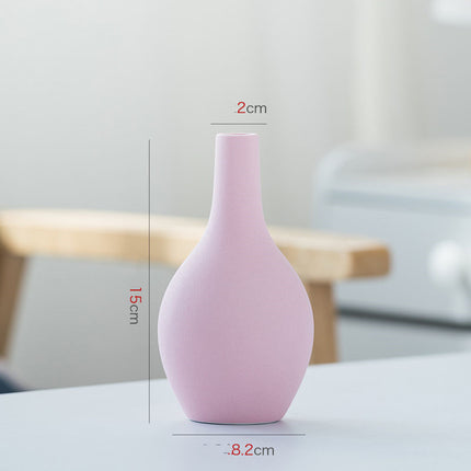 Nordic Style Small Porcelain Vase Decoration For Living Room