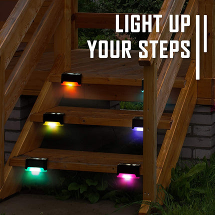 Solar Step Light Outdoor Garden Stair LED Guide Light Waterproof