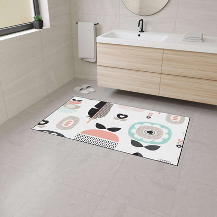 Chic Scandinavian Vintage Area Rug: Modern Floor Mat for Stylish Interiors