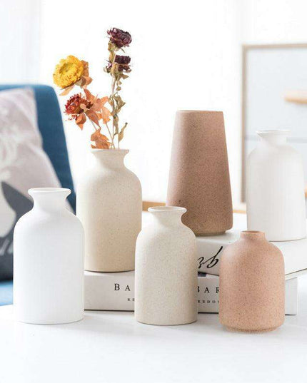Timeless Nordic Charm: Exquisite Handcrafted Ceramic Vase for Lasting Elegance