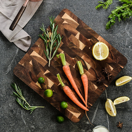 Acacia Chopping Board 38x28x2.8 Cm Natural Wood With Character