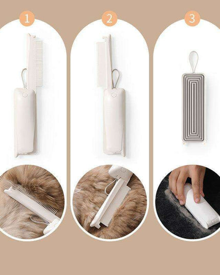 Ultimate 3-in-1 Grooming Kit for Cats and Dogs: Hair Care Solution