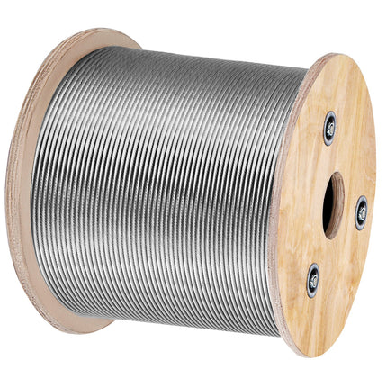 VEVOR 500ft Stainless Steel Cable Railing, 316 Marine Grade, 7x7 Stran